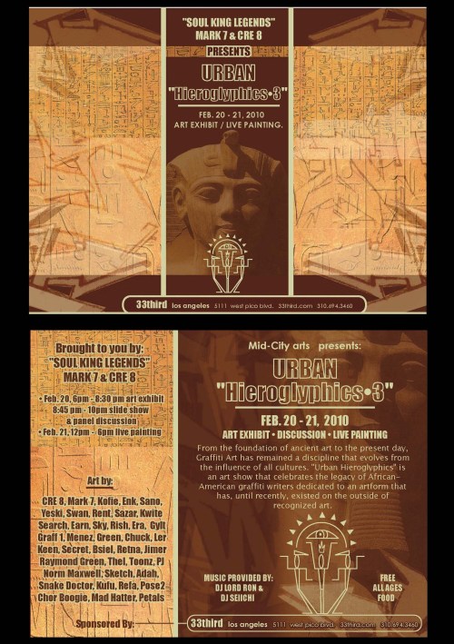 Graff show flyer copy